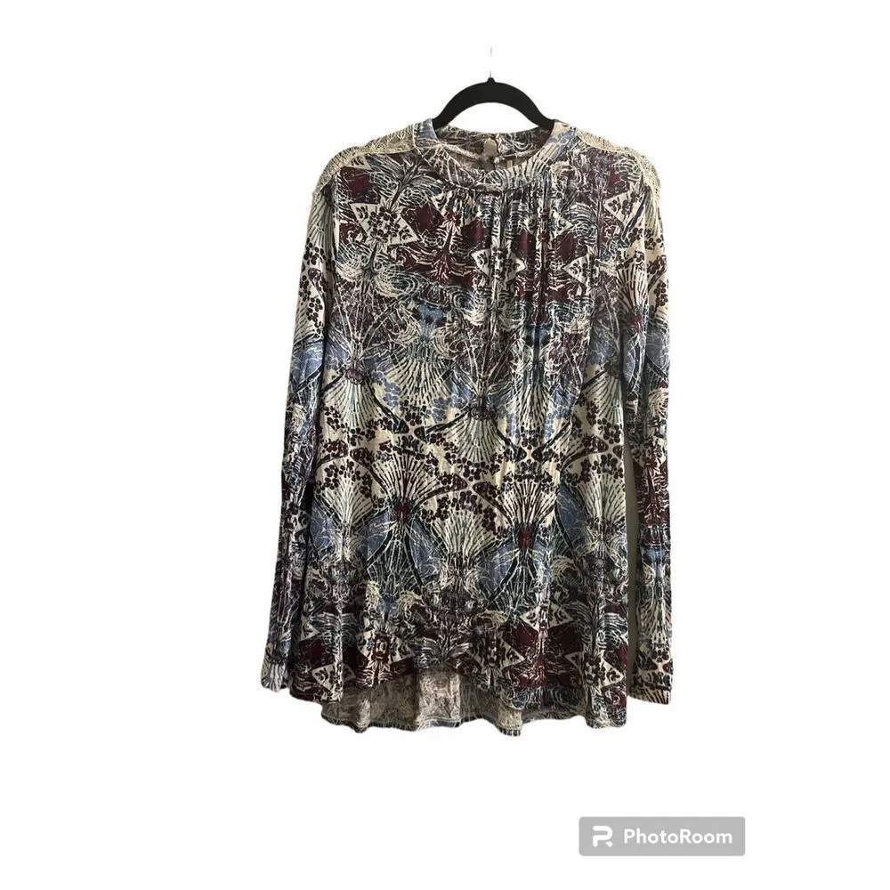 Free People ✨: New World Snow Lace Split Fly Away Top✨ - Image 7
