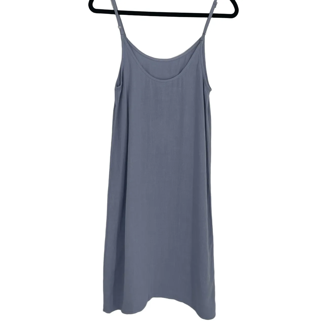 Splendid Quiet Luxury Powder Blue Soft Girl Spaghetti Strap Slip Dress‎ XS - Image 2