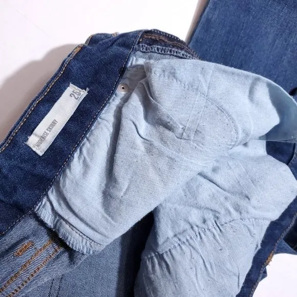 Harper Heritage Jeans High Rise Skinny Distressed Stretch Denim Women's Size 25 - Image 10