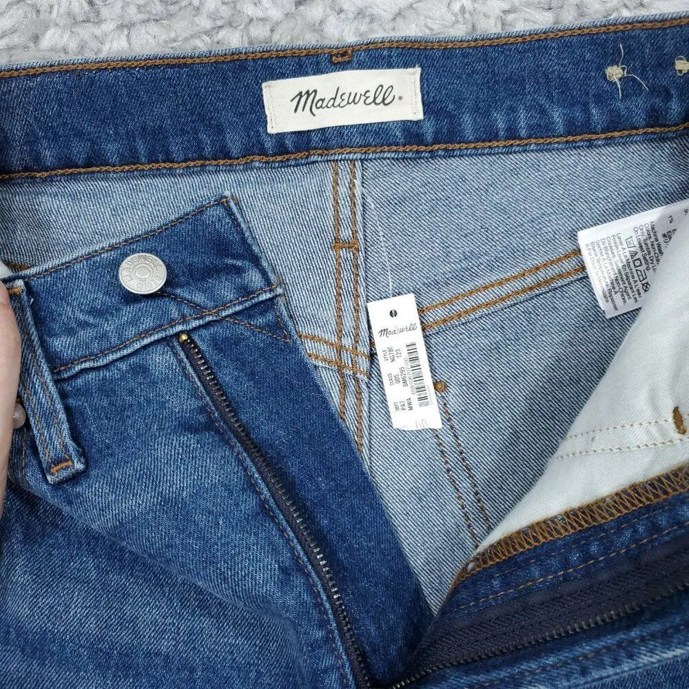 Madewell Tall Perfect Vintage Straight Jeans Blue Mayfield Wash Size 23T - Image 5