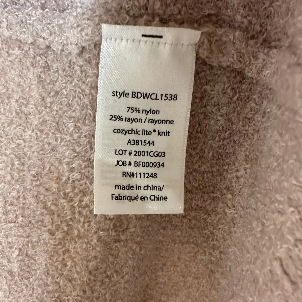 Barefoot Dreams CozyChic Lite Travel Cardigan Faded Rose Pink NEW - Image 6