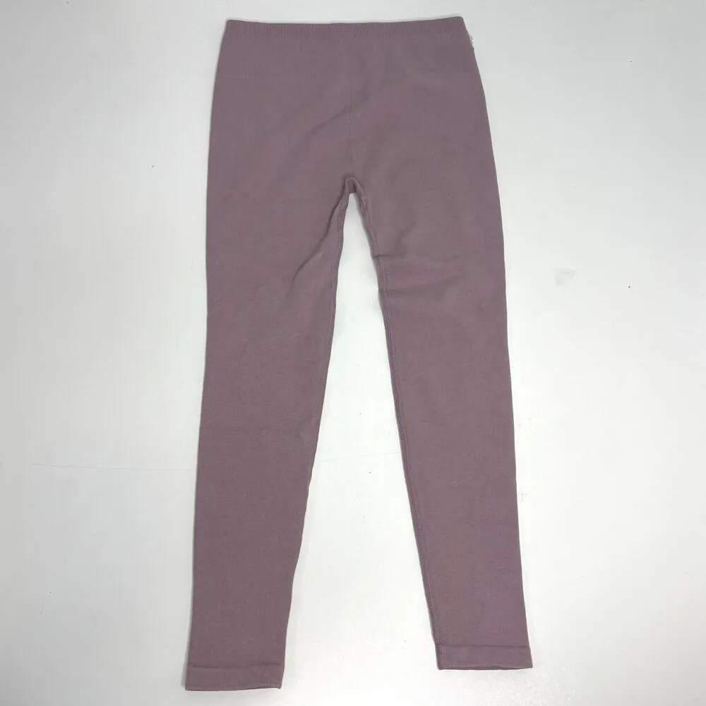 Everlane Ribbed Seamless Legging High Waist Light Purple XL - Image 4