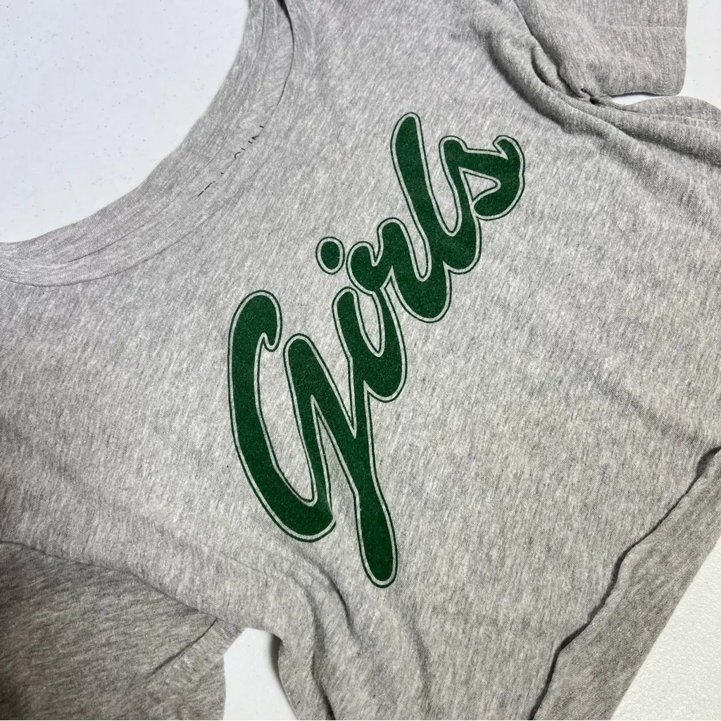 Fifth Sun Girls HBO Gray Cropped T-Shirt - Image 2