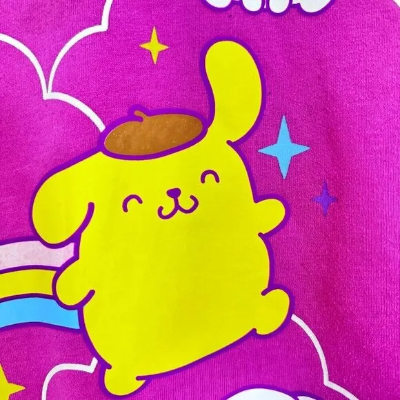 Hello Kitty and Friends Bright‎ Pink Vibrant Graphic Sweatshirt Women's Size XXL - Image 3