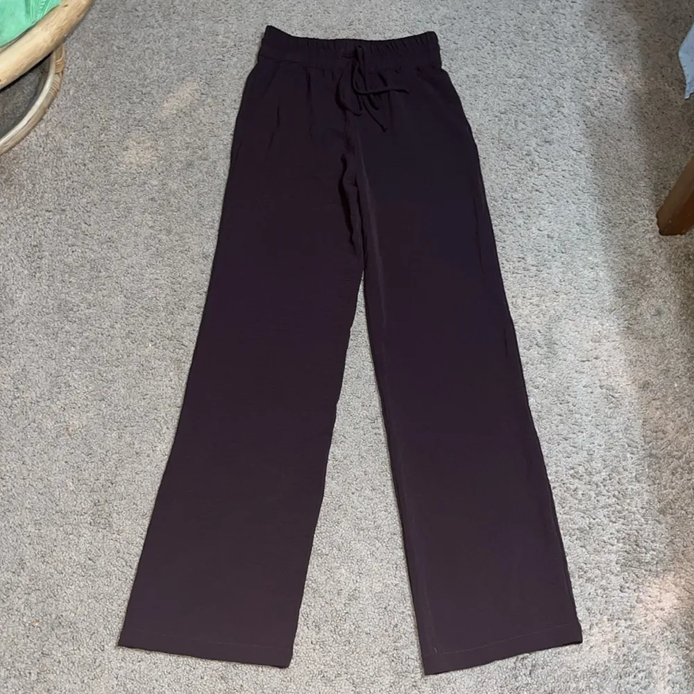 The Lady & The Sailor High Waisted Drawstring‎ Pants Chocolate Air Flow 1 XS - Image 3