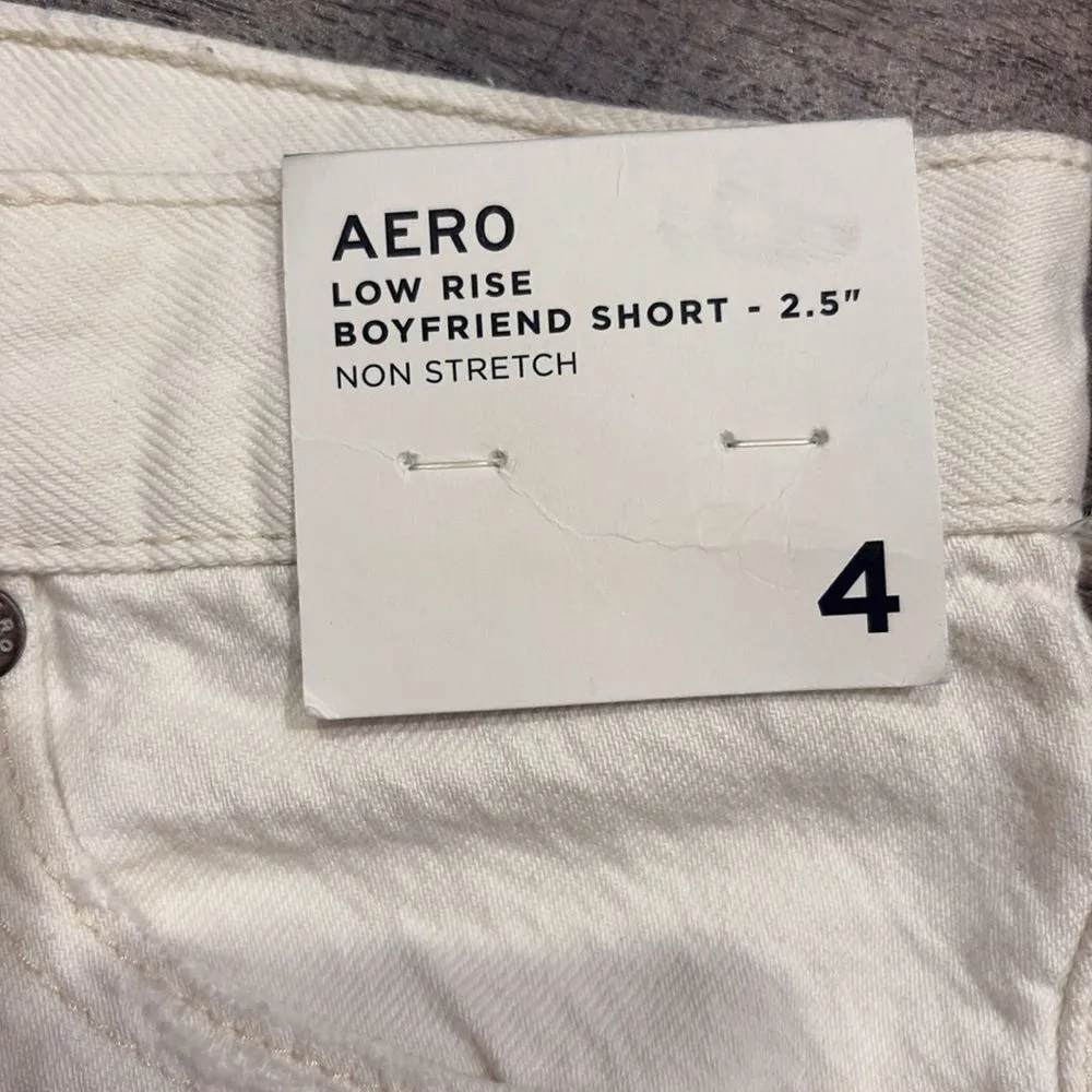 Aeropostale Low-Rise Slouchy Boyfriend Denim Shorts, NWT - Image 4
