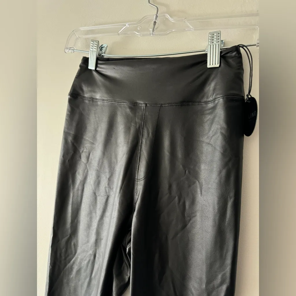 NEW!! Aerie Offline Real Luxe Faux Leather Black Leggings Hi-Rise - Image 3