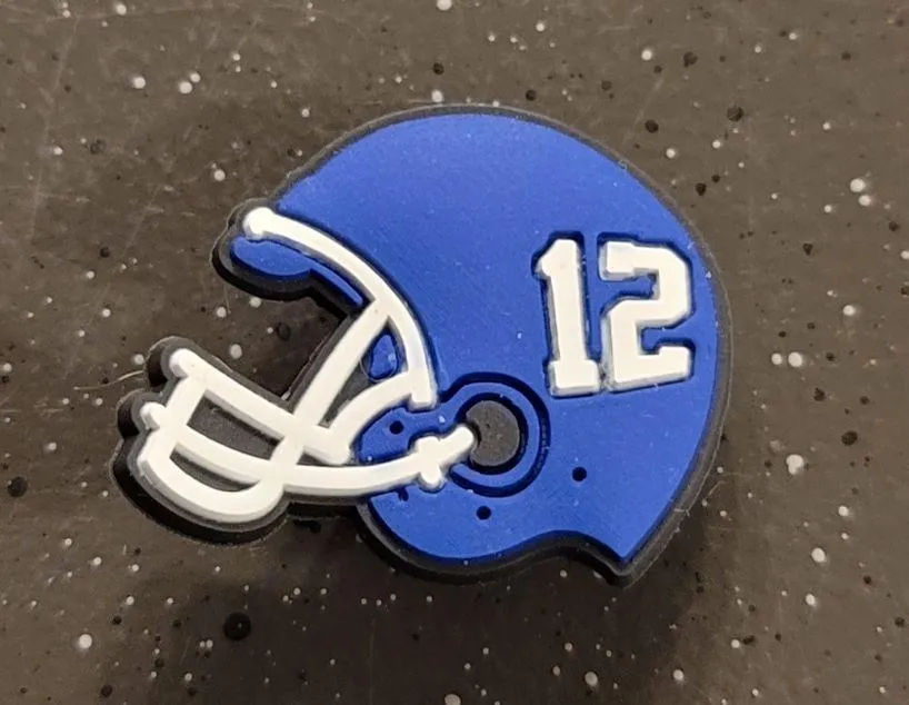 NEW Football Helmet Croc Charm - Image 3