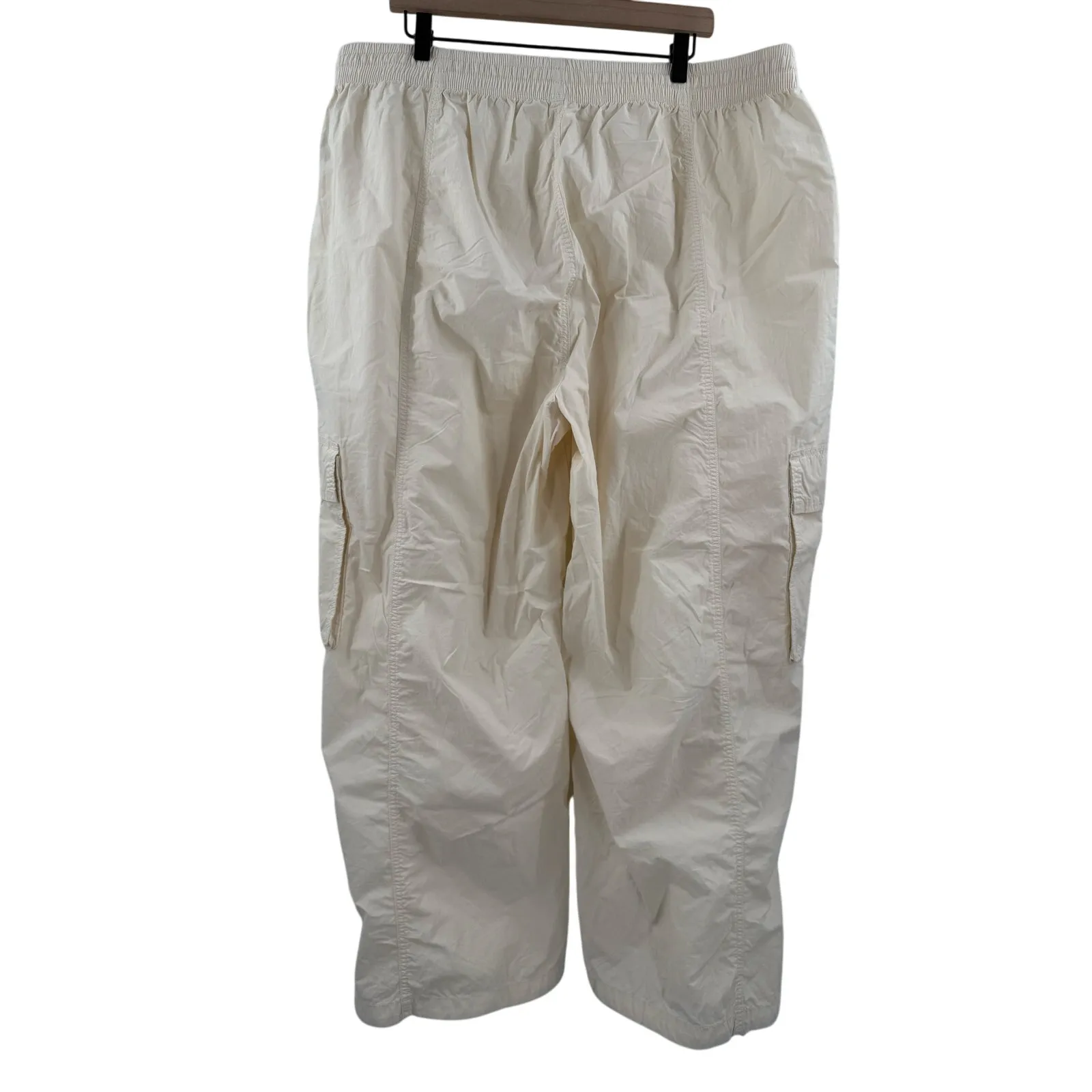 Aerie Go For It Cargo Pants Size XXL Wide Leg Drawstring Light Parachute NWT - Image 2