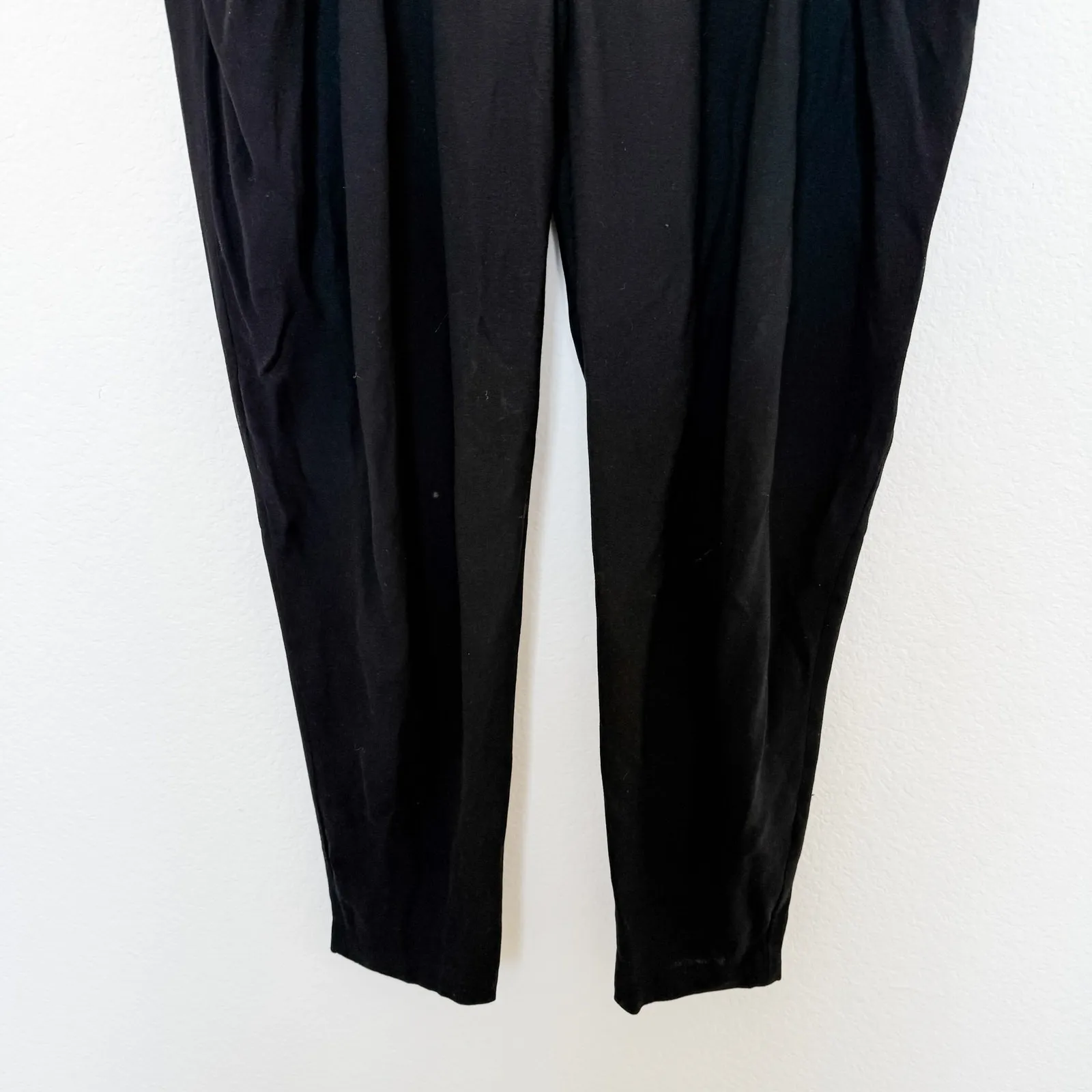 A.L.C. Womens Pants Size M Black Lightwight Tapered Minimalist Chic Quiet Luxury - Image 4