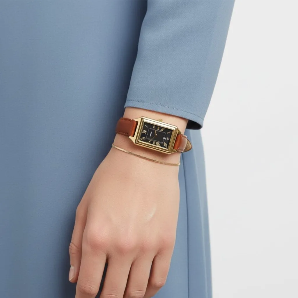 NWT Authentic Fossil Raquel Quartz Gray Dial Women's Watch - Image 2