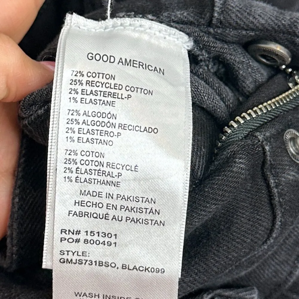 GOOD AMERICAN Fit for Success Jumpsuit in Wash Black099 Size 3 (Large) - Image 8