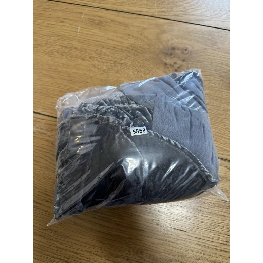 Pilcro Anthropologie Top Women Size XS Velour Button Gray Shirt Whimsy Goth City - Image 12