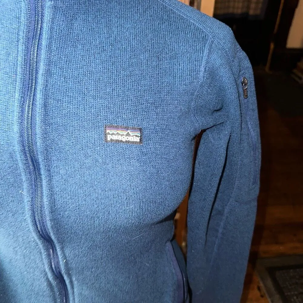 Patagonia blue gorpcore Better Sweater full zip S jacket - Image 3