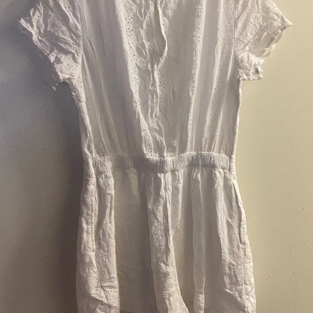 Hollister Womens Shorts Romper S Small White Eyelet Viscose Bust 34” 36” - Image 6