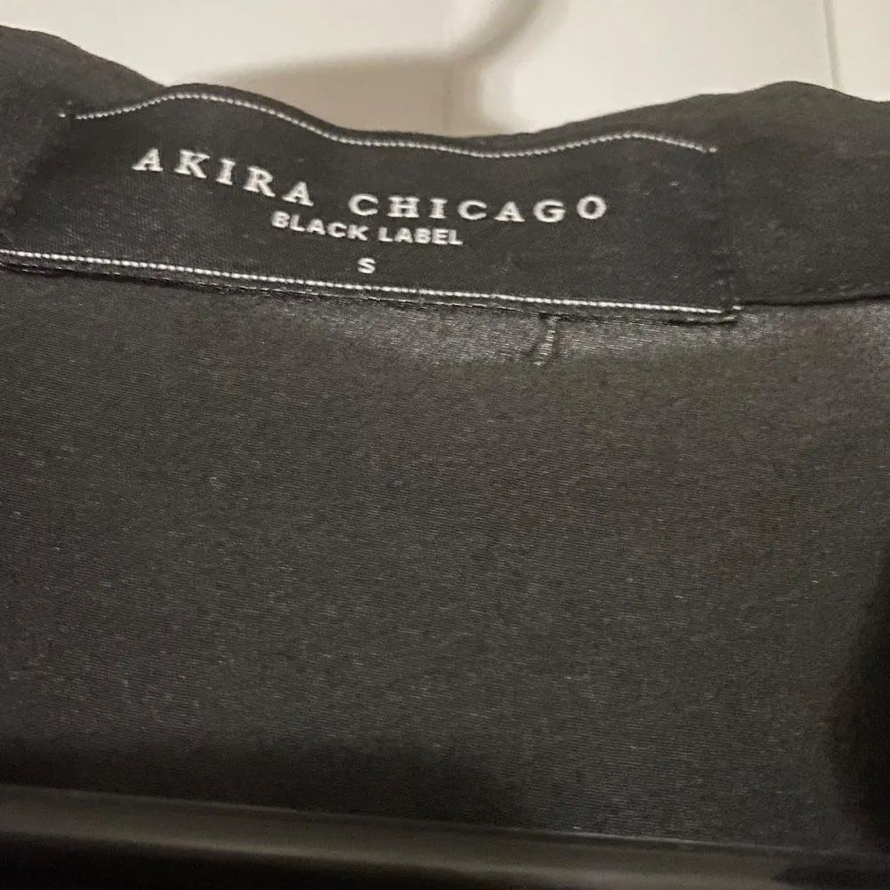 Akira chica black label blouse, cut out sleeves Black Size M - Image 4