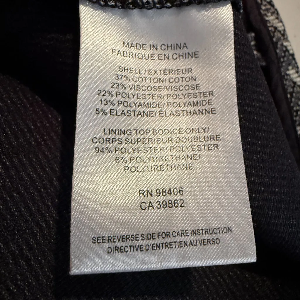 Theory Trekana Circuit Knit Sleeveless Fit & Flare Mini Dress Womens 0 Gray NWOT - Image 14