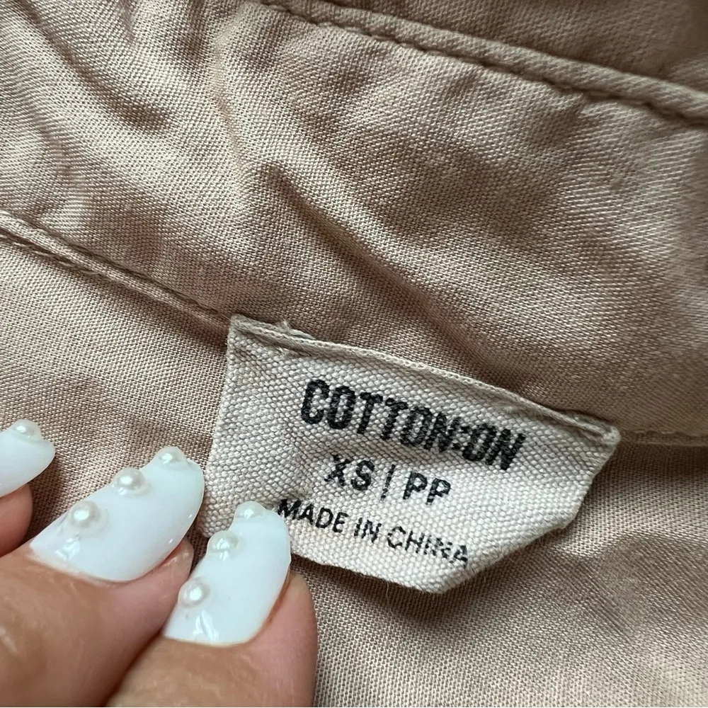 Cotton On Poplin Dad Shirt - Beige - Image 10