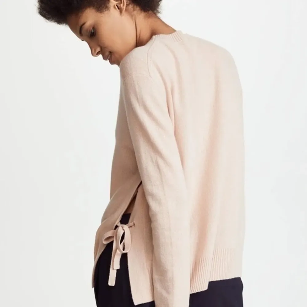 Vince • Baby Pink Side Tie Sweater - Image 2