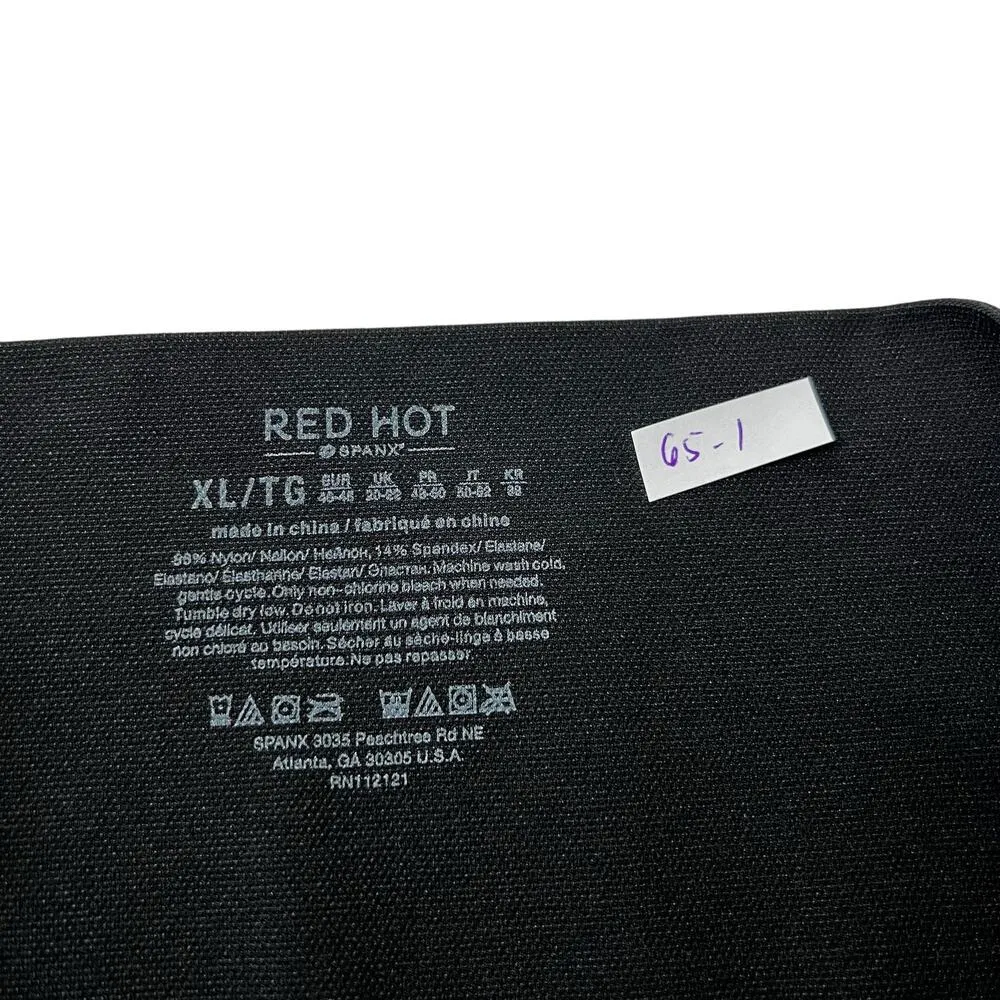 Red Hot by Spanx Black Cycling Body Shaper Women Size XL | 65 - Image 2