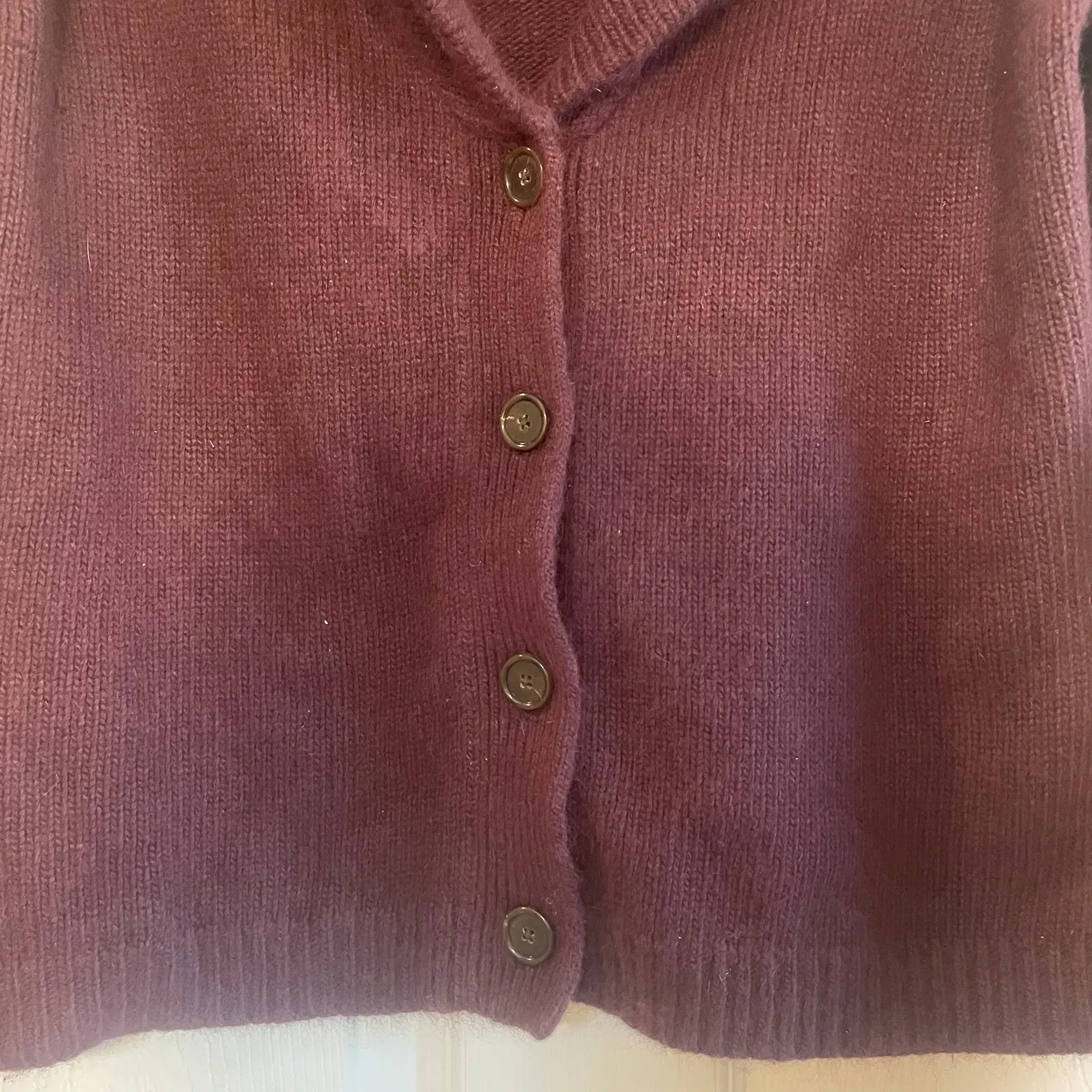 Ann Taylor Angora Lambswool Cardigan Sweater size Large - Image 4
