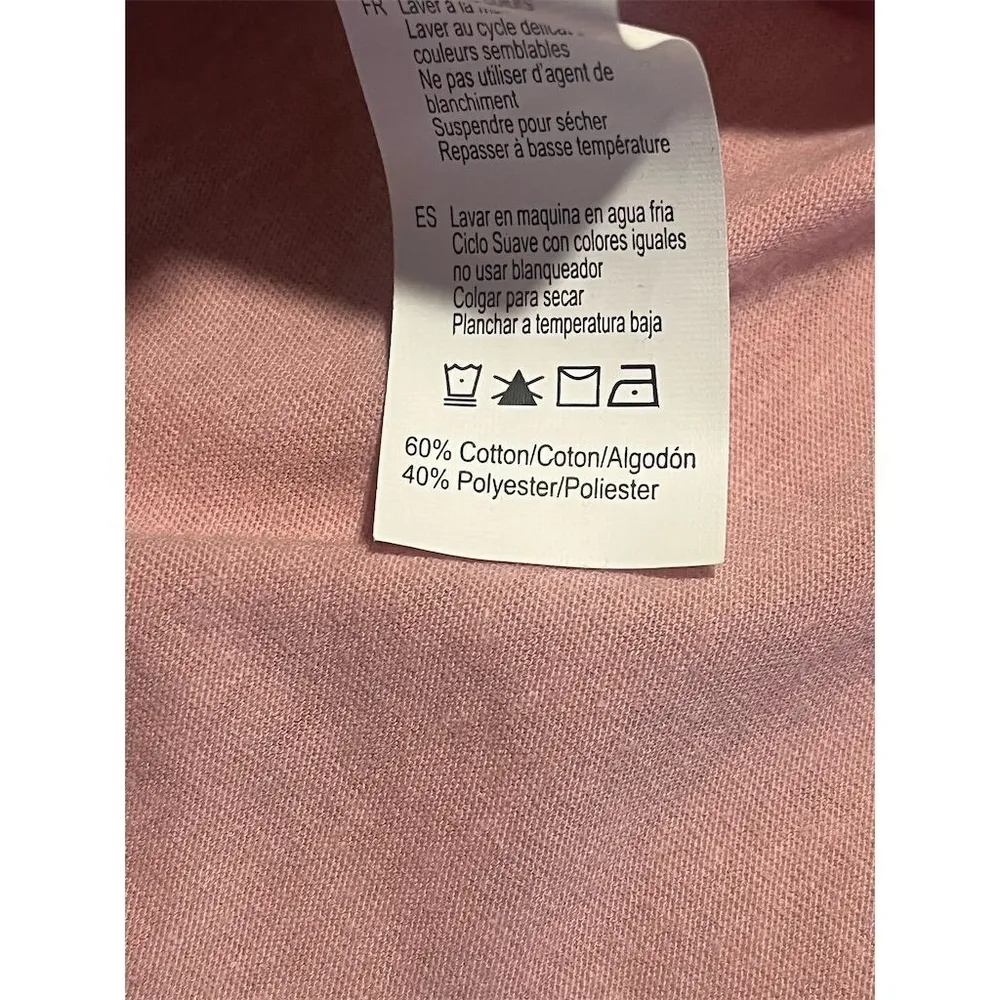 Charlotte Russe T Shirt Womens M Pink Graphic Motorcycle Vintage Theme Tee NEW - Image 7