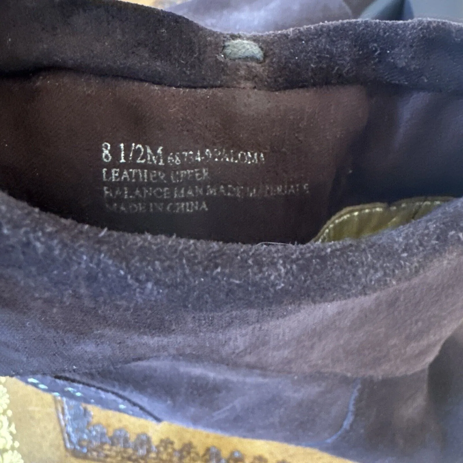 Women’s Libby Edelman Heeled Brown Suede Boots Booties Shoes Size 8.5‎ Leather - Image 9