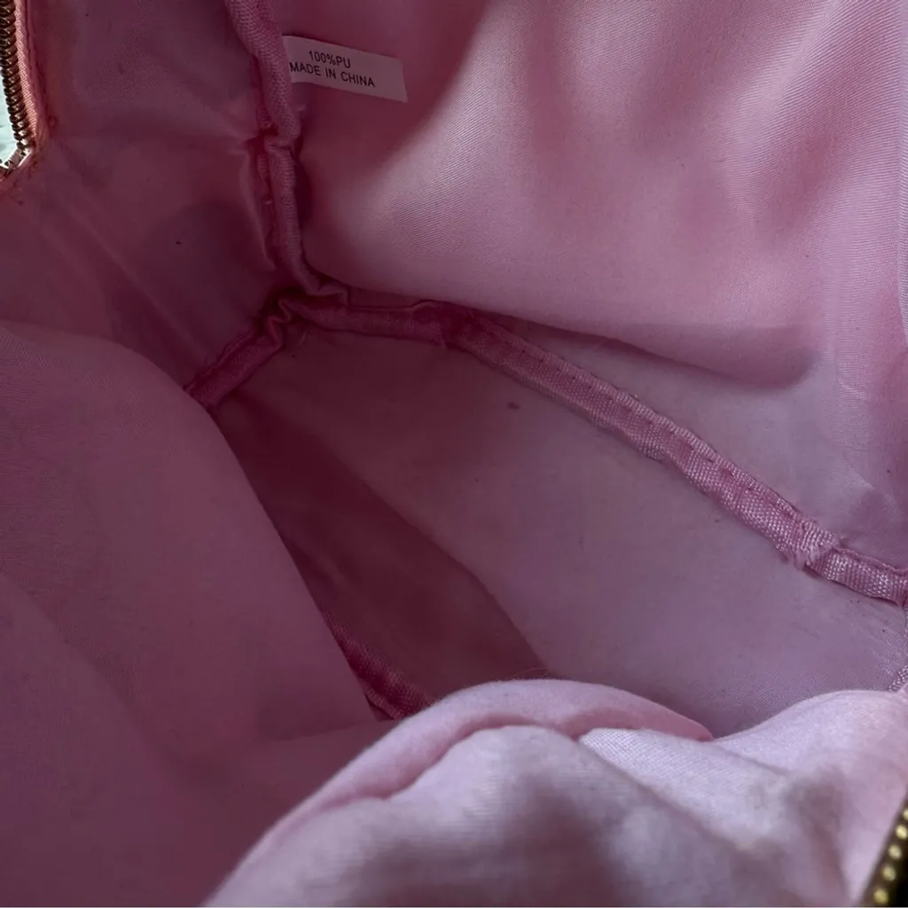 Under One Sky Kitty Cat Unicorn Pink Gold Glittery Backpack EUC - Image 8