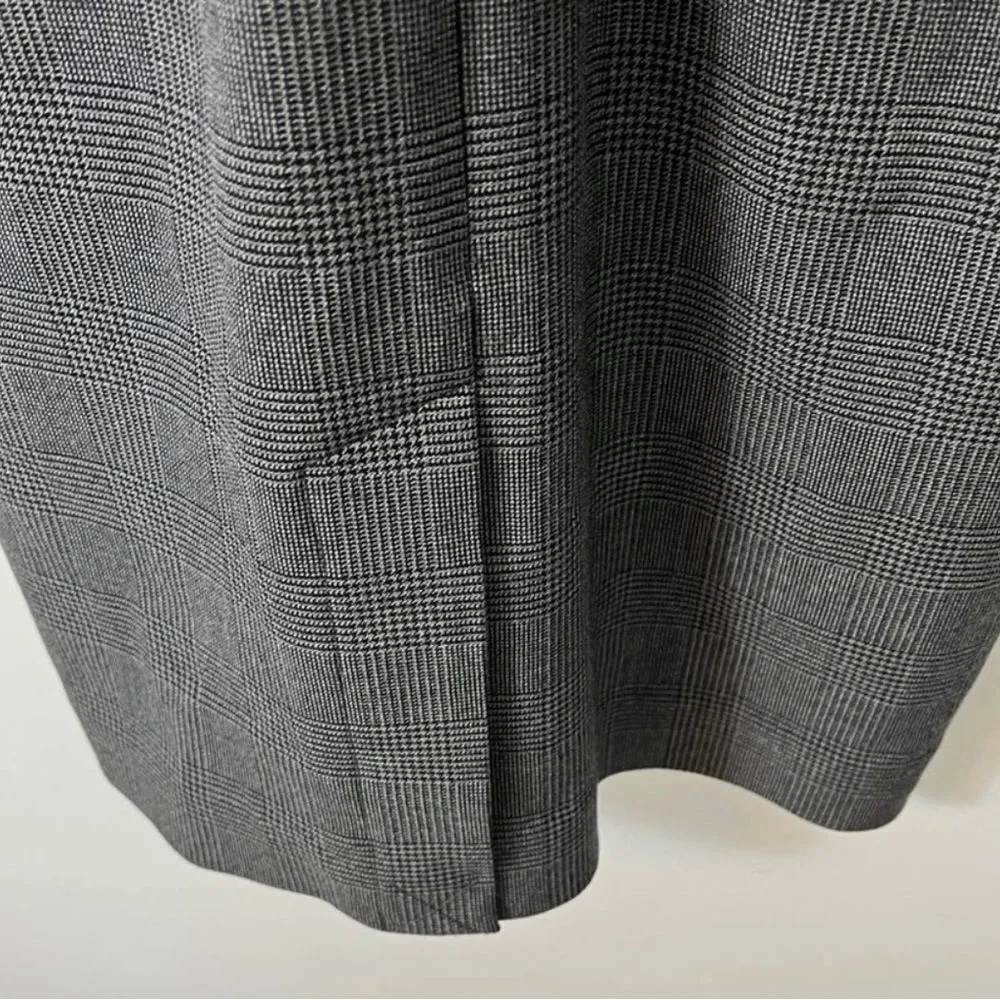 Babaton Aritzia Kurt Plaid V-Neck Dress - Image 7