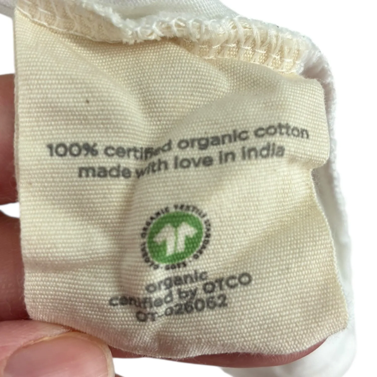 We Are HAH White Graphic Tank Top XL 100% Certified Organic Cotton Made in India - Image 4