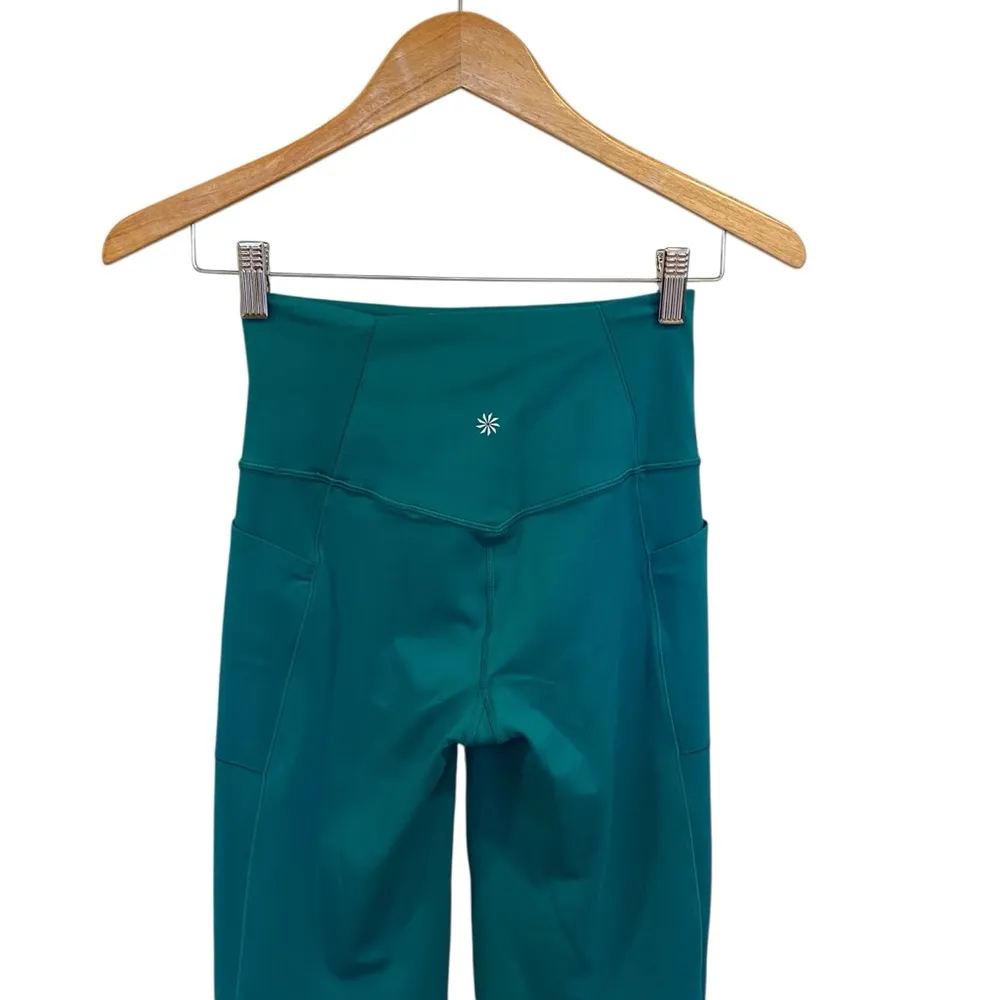 Athleta Salutation Stash Flare Pant Emerald Green - Image 6