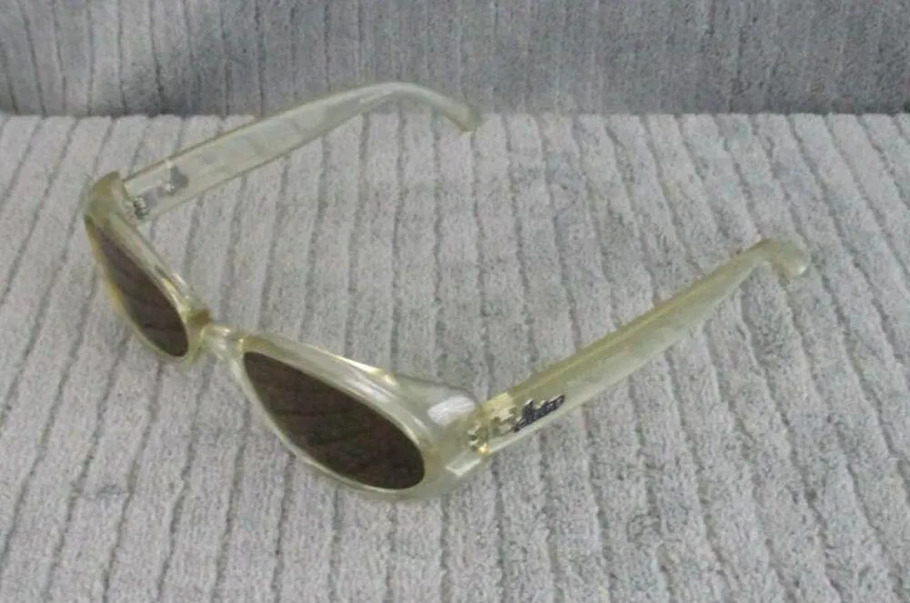 New Divine Eyewear Athena Pearl White / Amber Sunglasses - Image 8