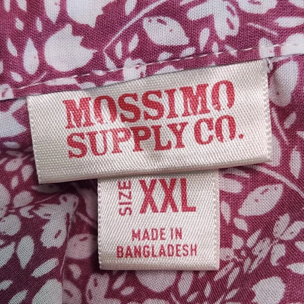 Mossimo Purple Floral Button - Image 6