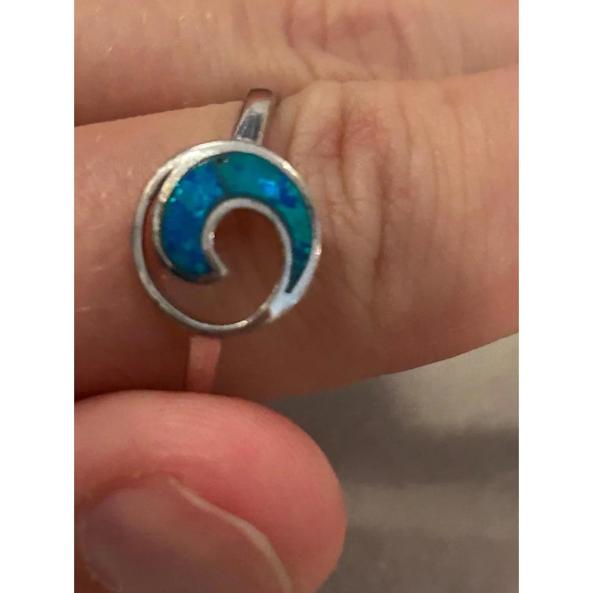 925 sterling silver ring band size 10 lot b22 - Image 2