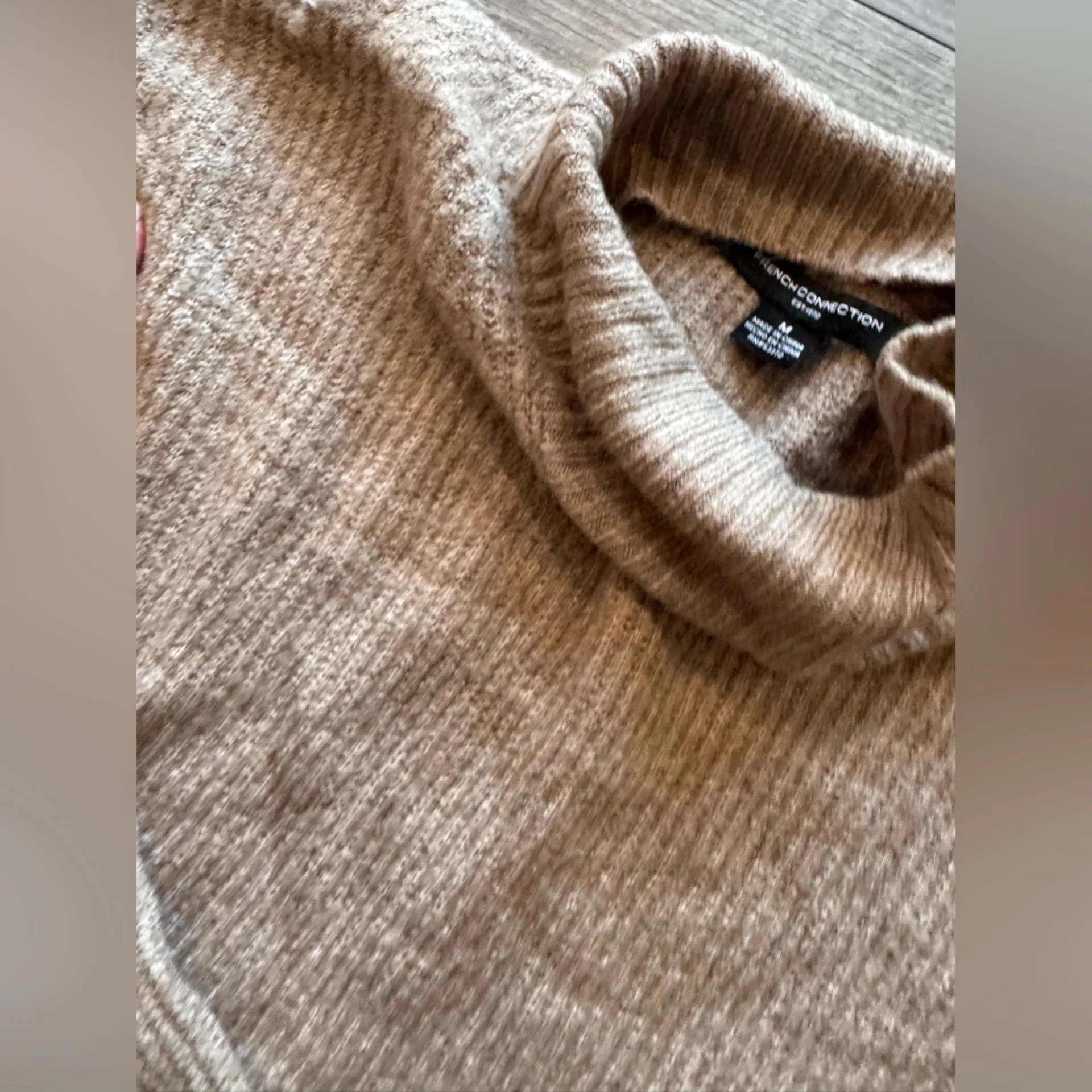 French Connection  Tan Knit Sweater - Image 10