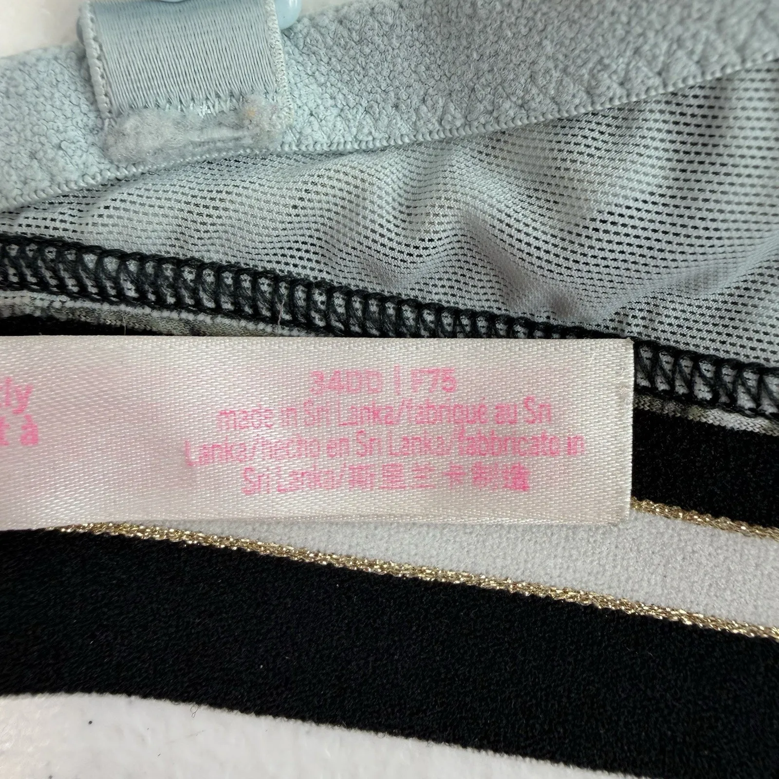 Victorias Secret PINK 34DD Wear Everywhere T-Shirt Lightly Lined Bra Leaf Print - Image 13