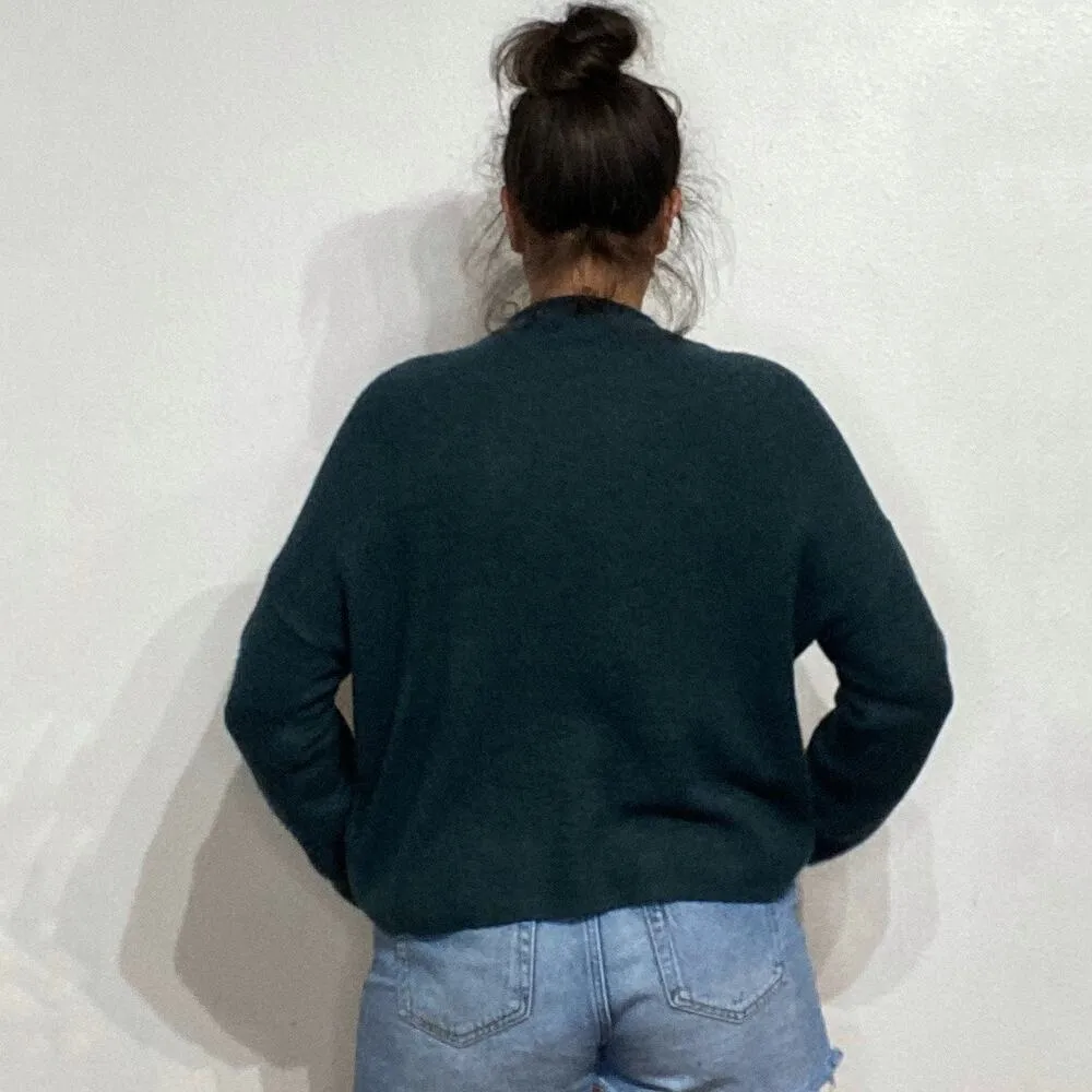 Urban Outfitters Silence + Noise Green Funnel Neck Oversized Sweater Sz M - Image 9