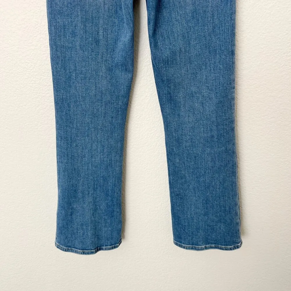 [Frame Denim] Jonah Medium Wash Mid Rise Le Crop Mini Boot Jeans Stretch Sz 26 - Image 7