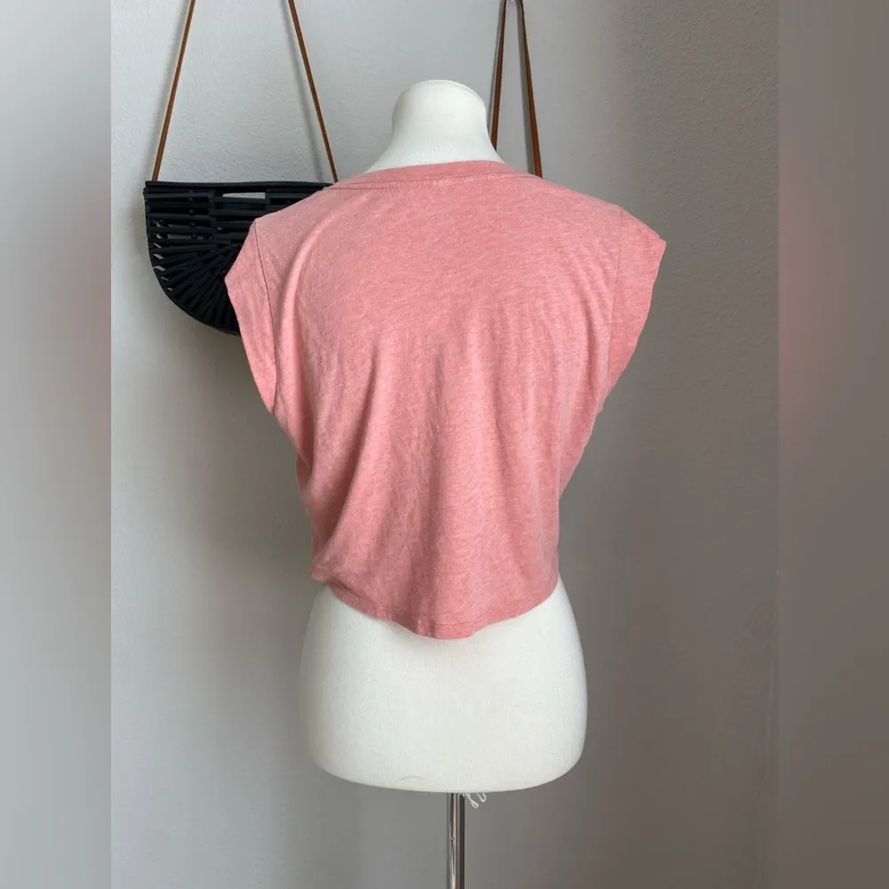 Whitney Simmons “hot fire flames” Sleeveless Tank, Size Medium Pink - Image 3