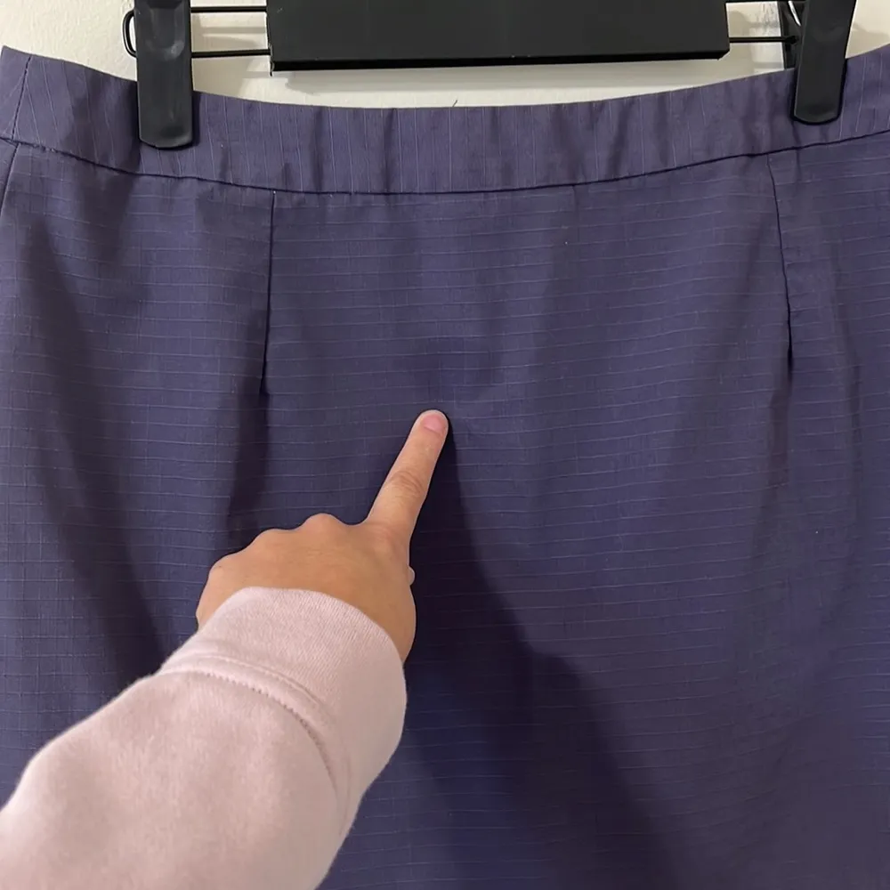 Adidas Originals Reveal Your Voice Ripstop Zip-Front Mini Skirt Purple Size M - Image 10