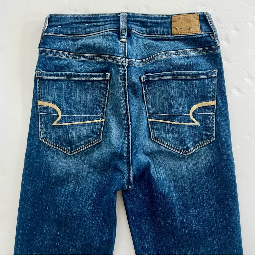 American Eagle Super Stretch Super Hi-Rise Jeggings Skinny Jeans Size 2 - Image 8