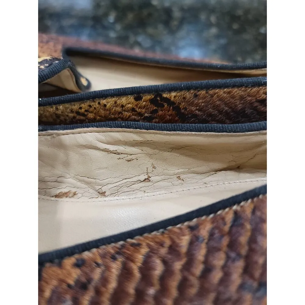 Antonio Melani Loafer Shoes Womens Sz 8.5M Multi Leopard Print Round Toe Slip On - Image 7