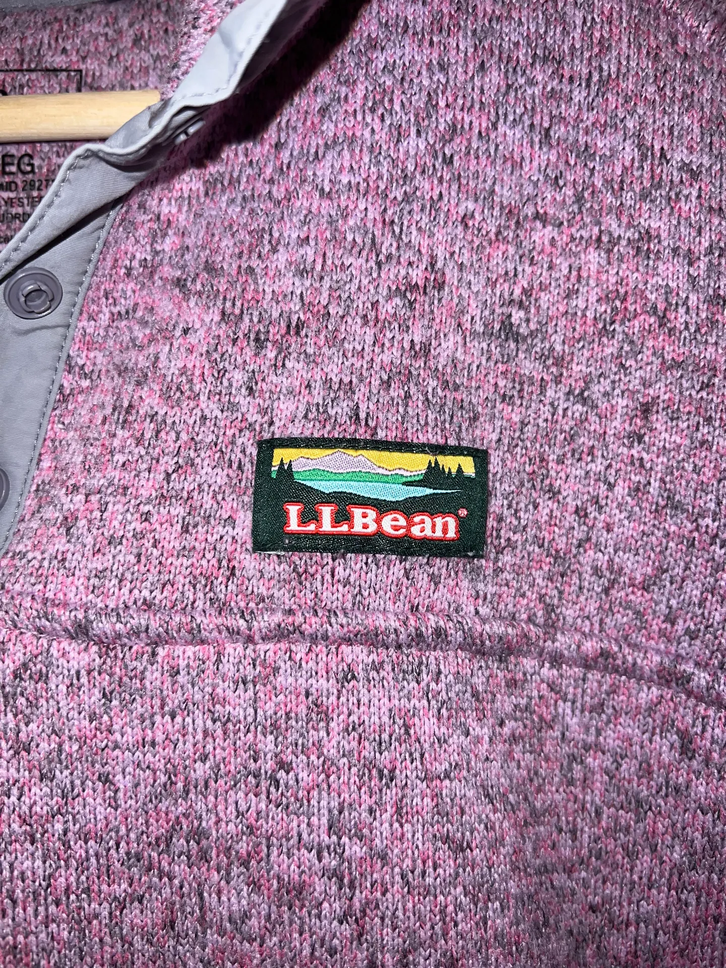 L.L.Bean  Sweater Fleece Pullover - Image 3