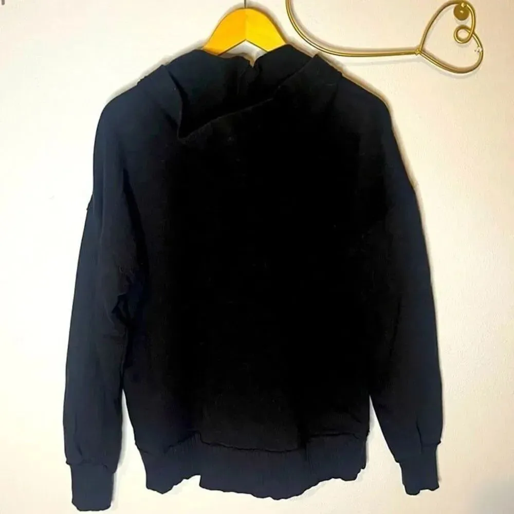 SO 3/4 Black Athletic Leisure Pullover-Medium - Image 4