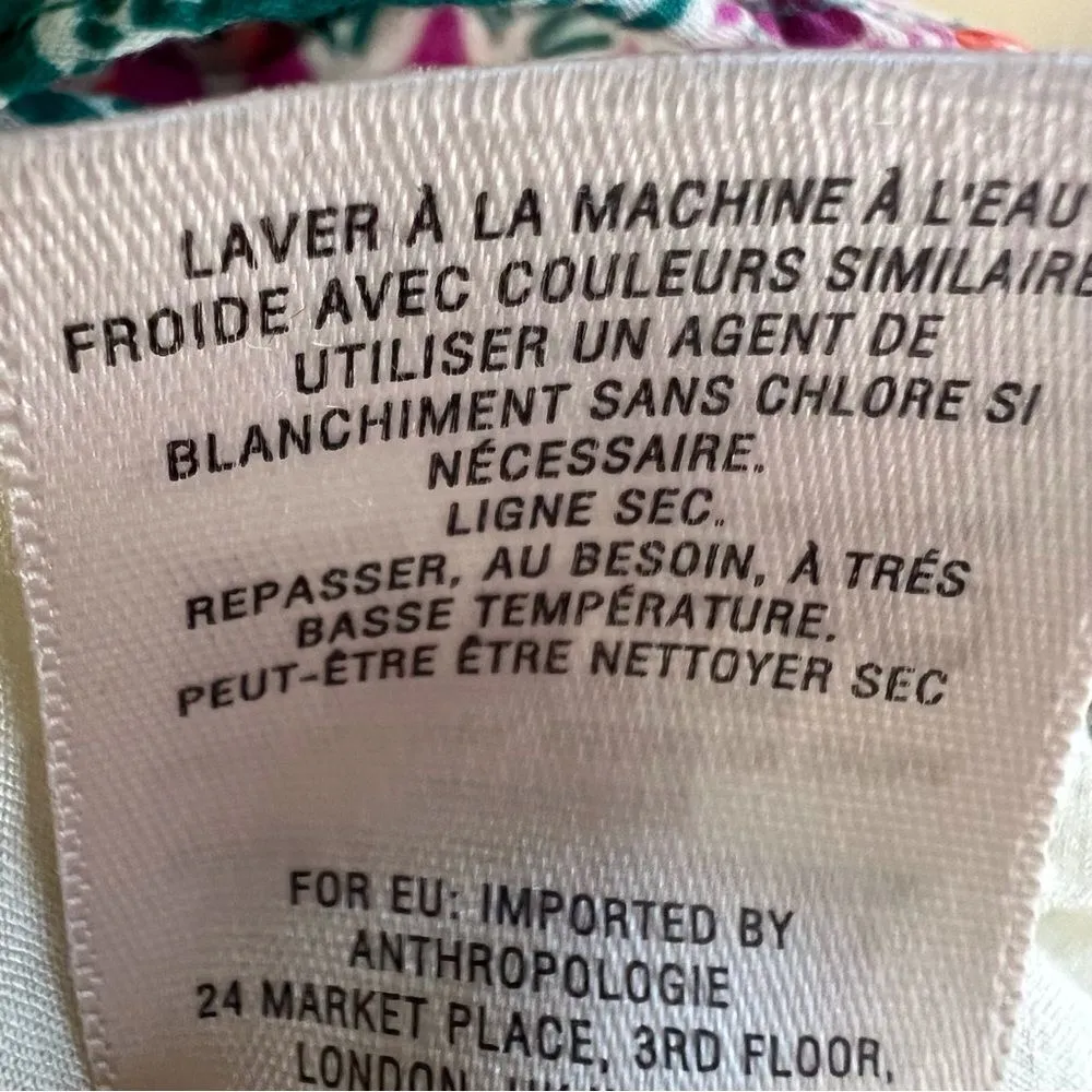 Anthropologie HD in Paris South‎ Island Dress Knee Length Size 4 Boho Colorful - Image 8