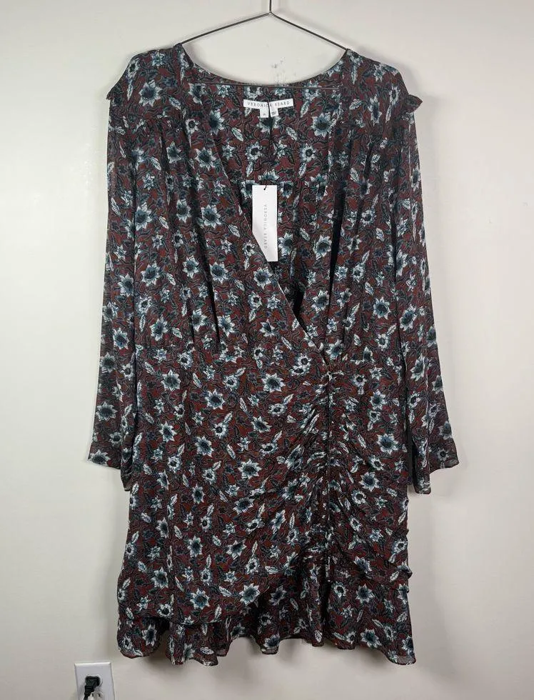 Veronica Beard Anjali Silk Floral Dress - Image 2