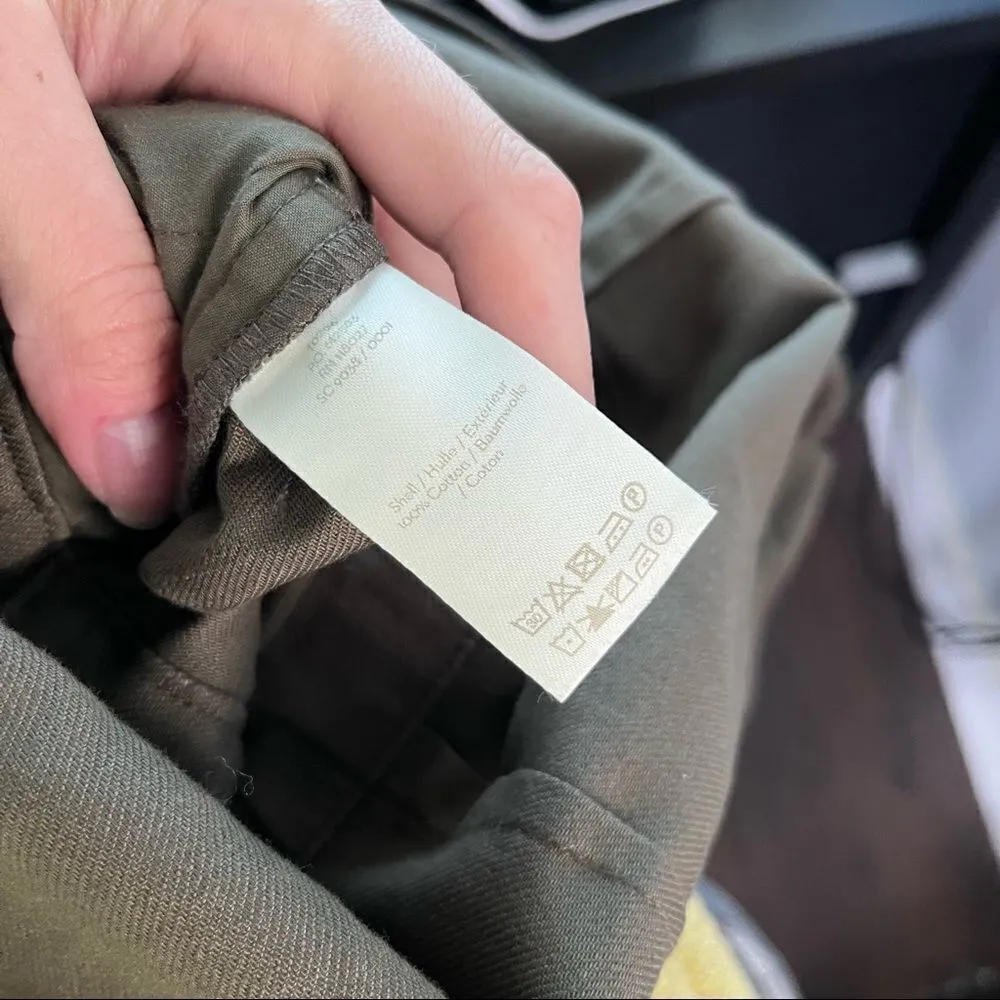 Boden Olive Denim Jumpsuit Green Size 8 - Image 11