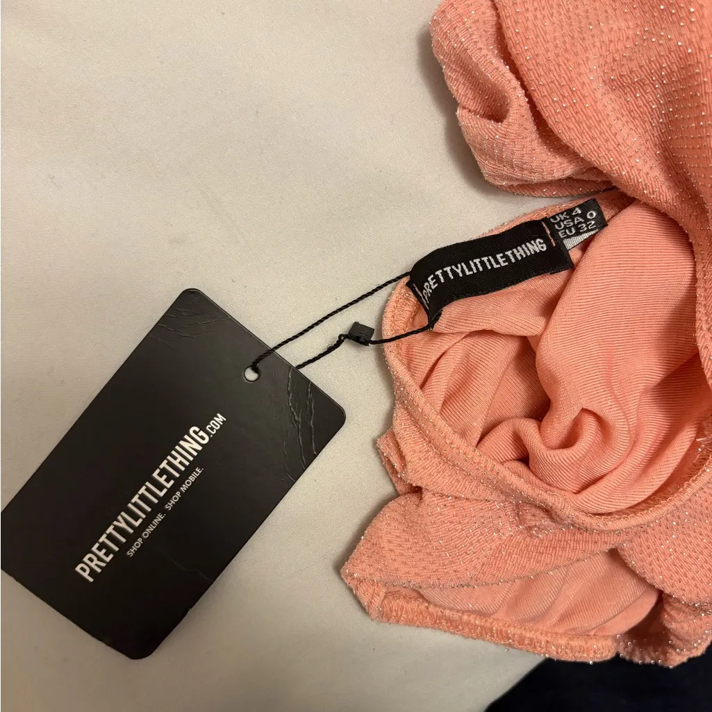 Peach Halter Bodysuit - Image 2