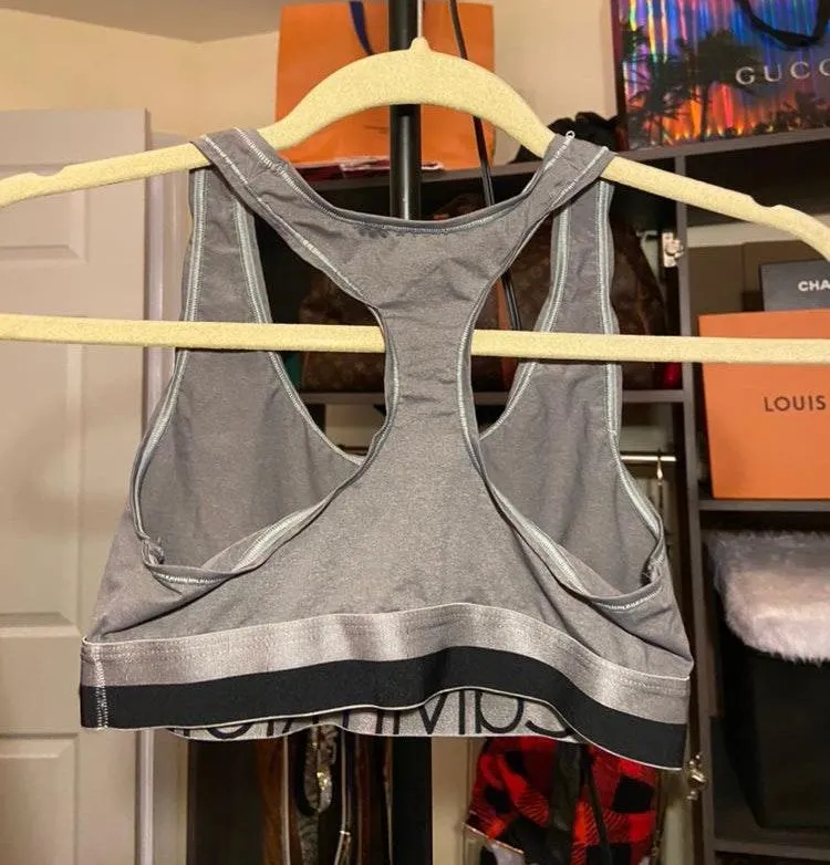 Calvin Klein gray bralette - Image 2
