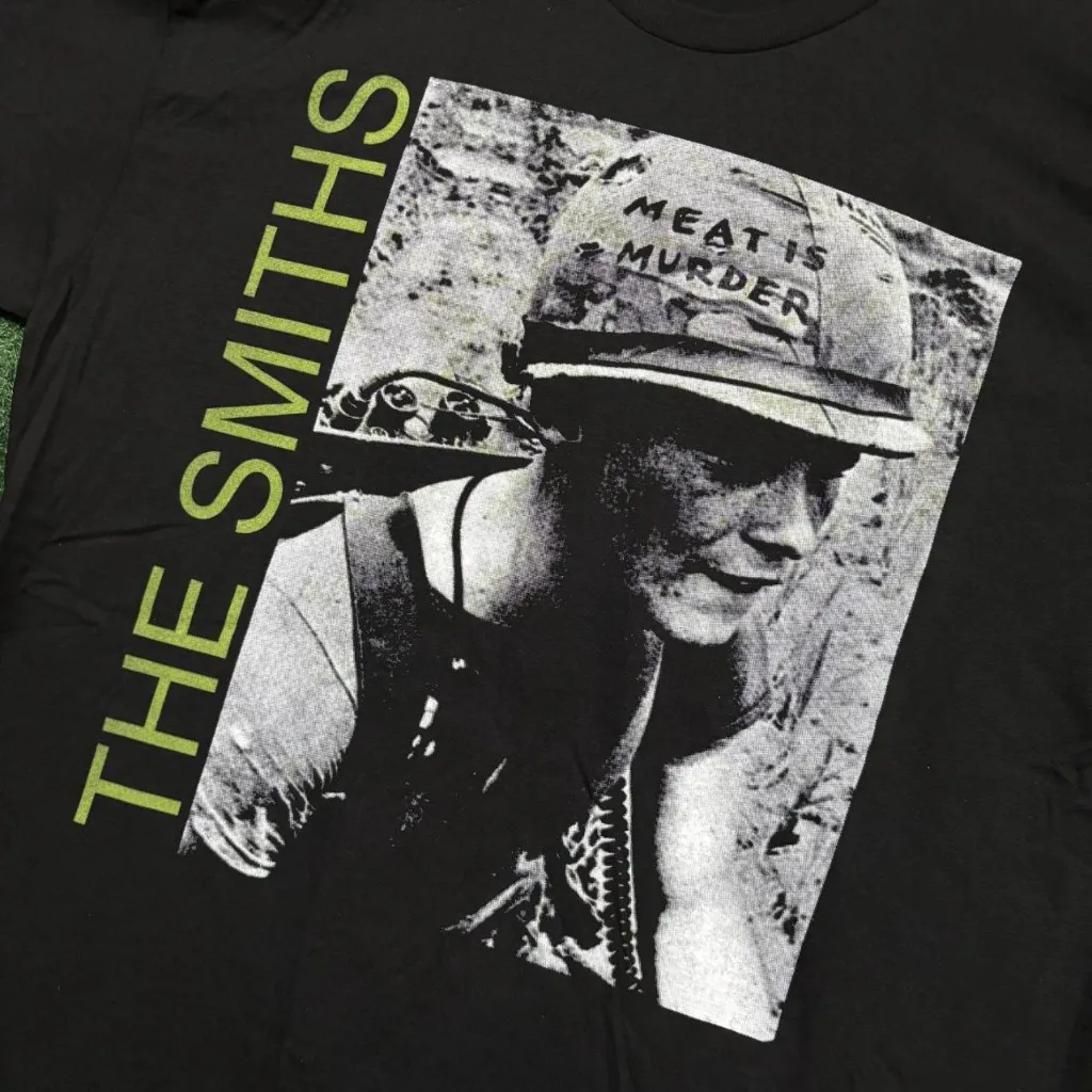The Smiths Meat Is Murder Rock Band T-Shirt Size Large - Image 4